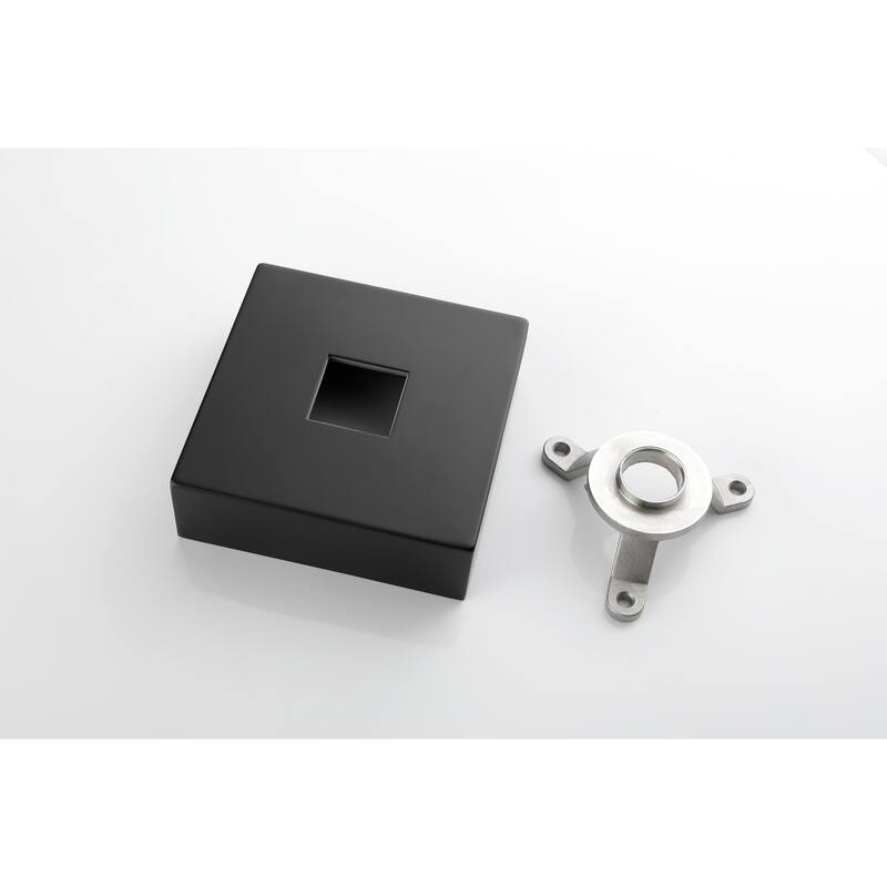 Floor Mounted Tub Faucet High Flow Freestanding Tub Filler Faucet with Handheld Shower Head and Swivel Spout