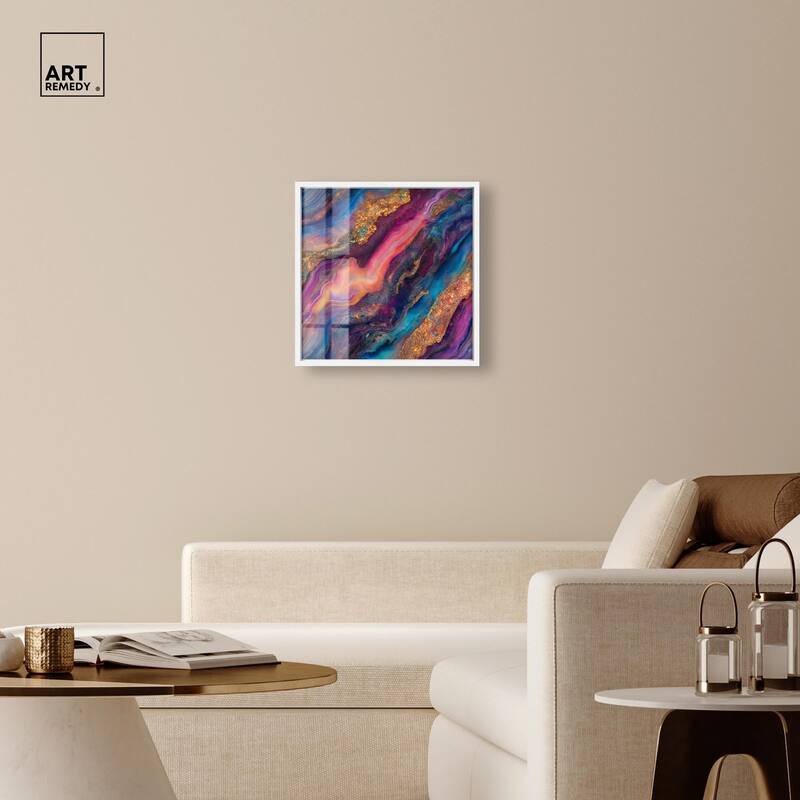 Glittering Spectrum III Shadowbox by Art Remedy