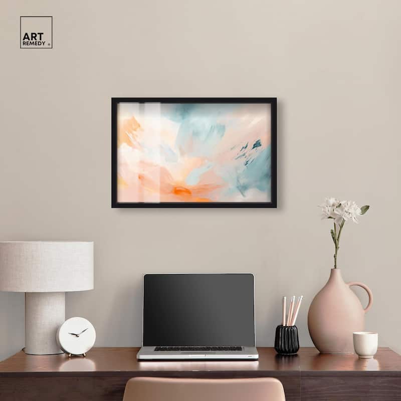 Sunrise Palette I Shadowbox by Art Remedy