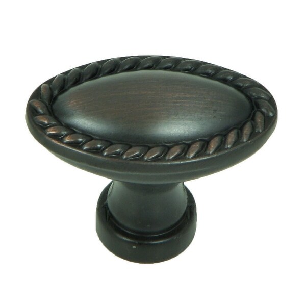 Shop Stone Mill Hardware - Oil Rubbed Bronze Austin Cabinet Knobs (Pack of 25) - On Sale - Free ...