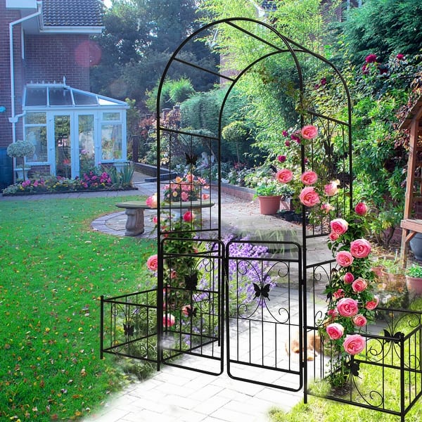 Arcos Para Decoracion De Fiestas Metal W X H Garden Arbor Trellis