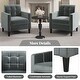 preview thumbnail 8 of 8, Costway 1/2 PCS Mid Century Modern Velvet Accent Chair with Tufted
