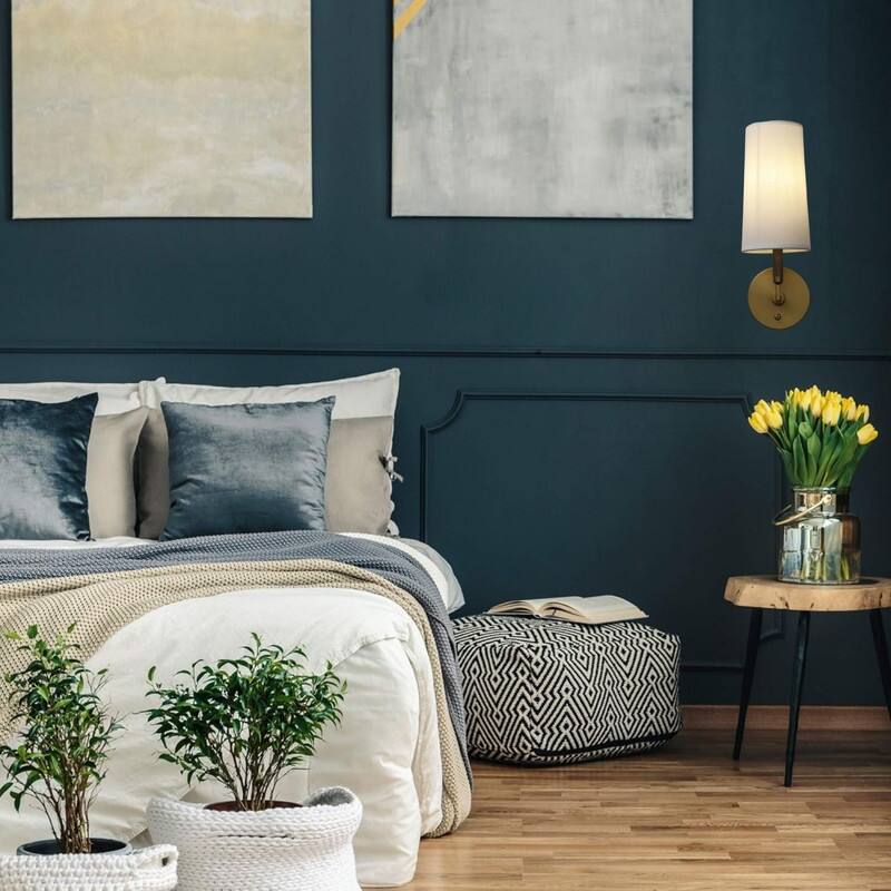 2 Pack lights and bulbs antique lighting fixtures fabric, metal wall sconces