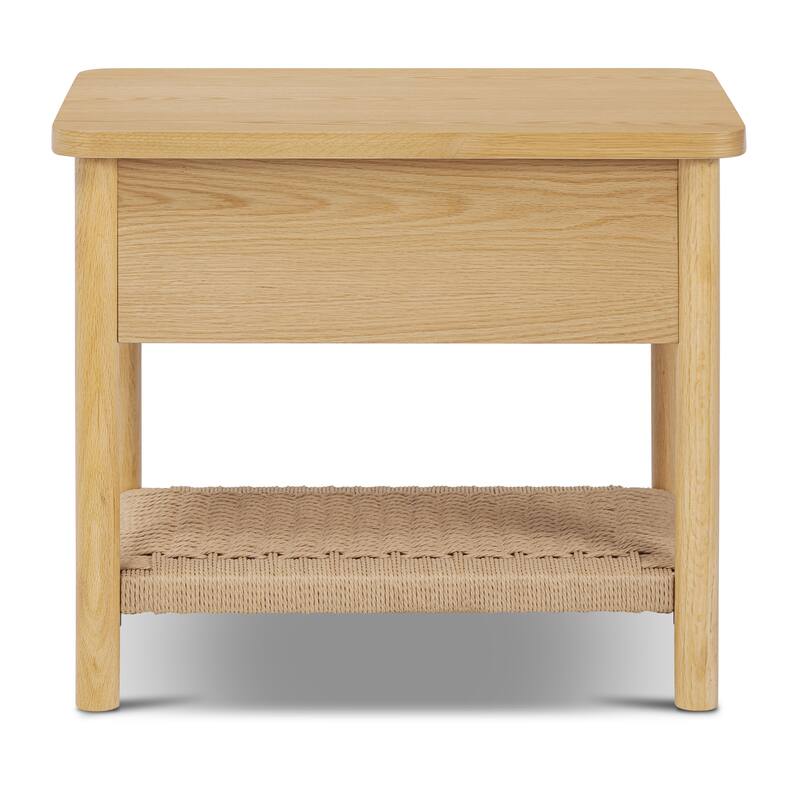 Poly and Bark Thani Nightstand in Light Oak