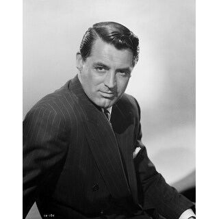 Cary Grant portrait in a pinstriped suit Photo Print - Bed Bath ...