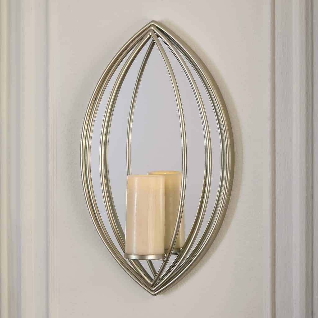 Donnica Contemporary Glam Gold Wall Sconce - 12.25" W x 4" D x 20.25" H