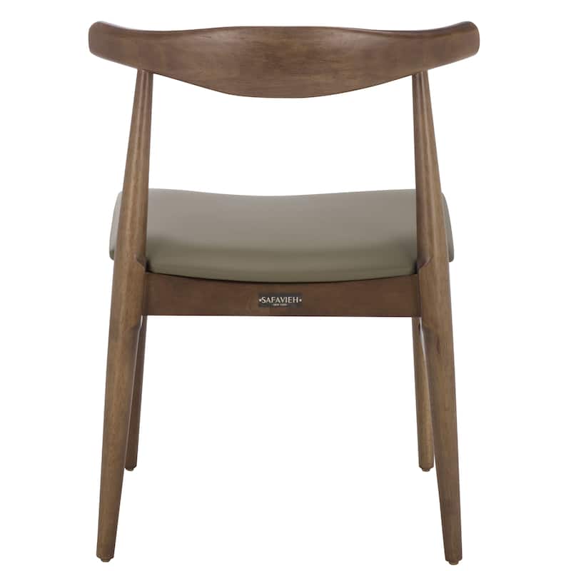 SAFAVIEH HOME Elbow Dining Chair (Set of 2) - 21"W x 19"D x 30"H