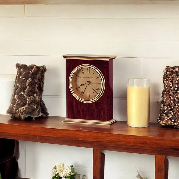 slide 2 of 2, Howard Miller Laurel Traditional Classic Mantel Clock