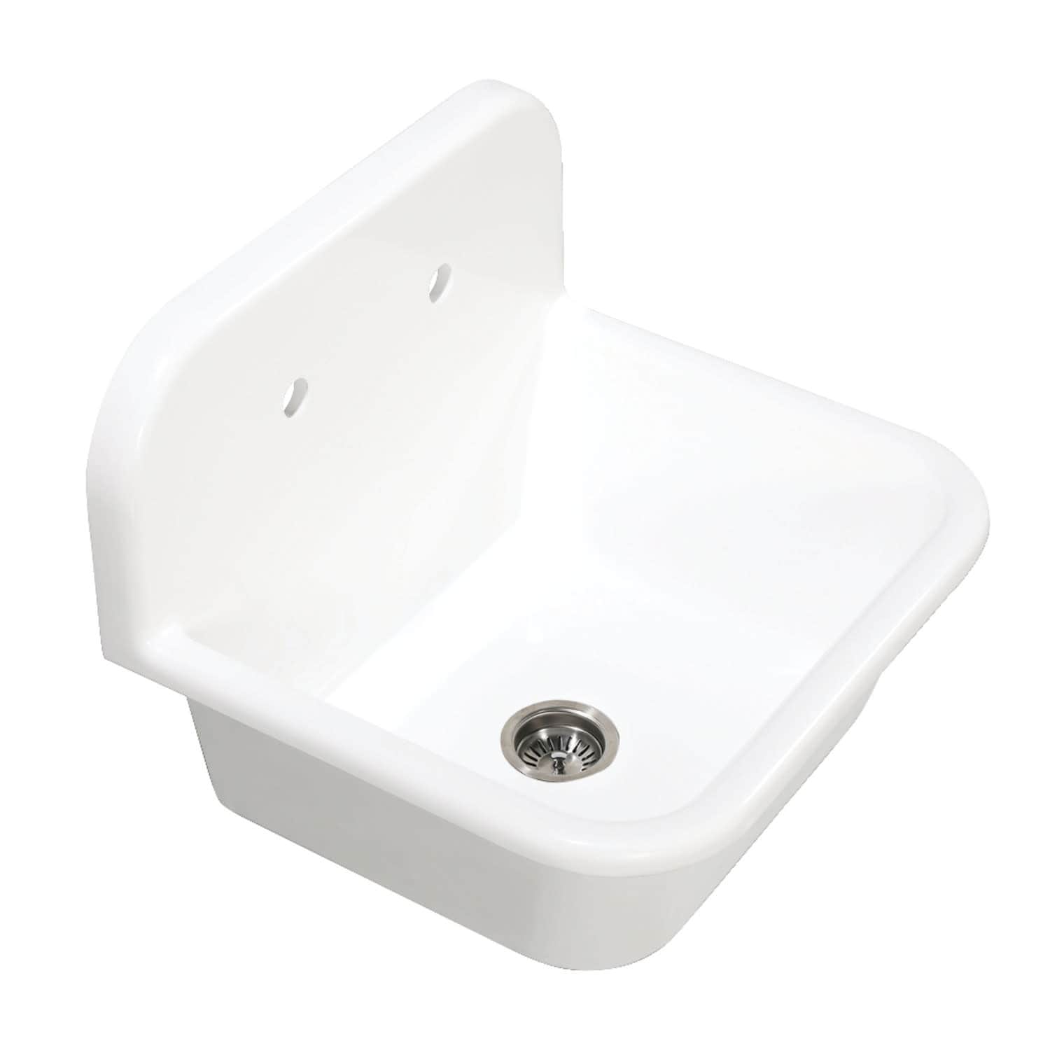 Kingston Brass Arcticstone 24" Drop In Single Basin Kitchen Sink with