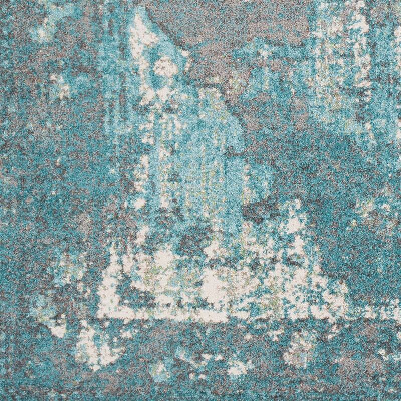 Livabliss Amalia Distressed Medallion Area Rug