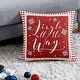 preview thumbnail 1 of 1, Cozy Cottage Holiday Collection 3-Piece Throw Pillows Polyester - Specialty - Multi-Colored - Accent