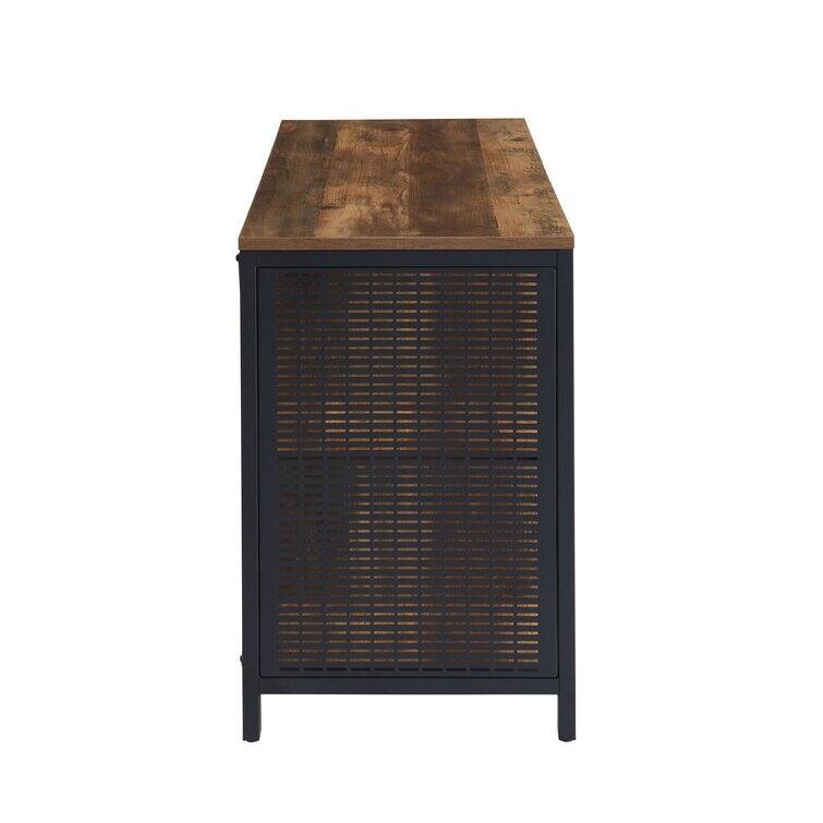 Wood TV Stand Media Console Entertainment Center