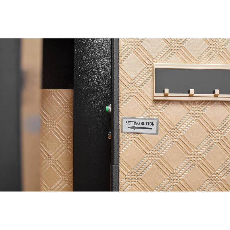 Solid Alloy Steel Office Hotel Home Safe, Security Digital Safes Box with Electronic Keypad, Spare Key, Smart Alert