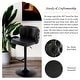 preview thumbnail 2 of 76, Upholstered Adjusatble Swivel Bar Stools Set of 2
