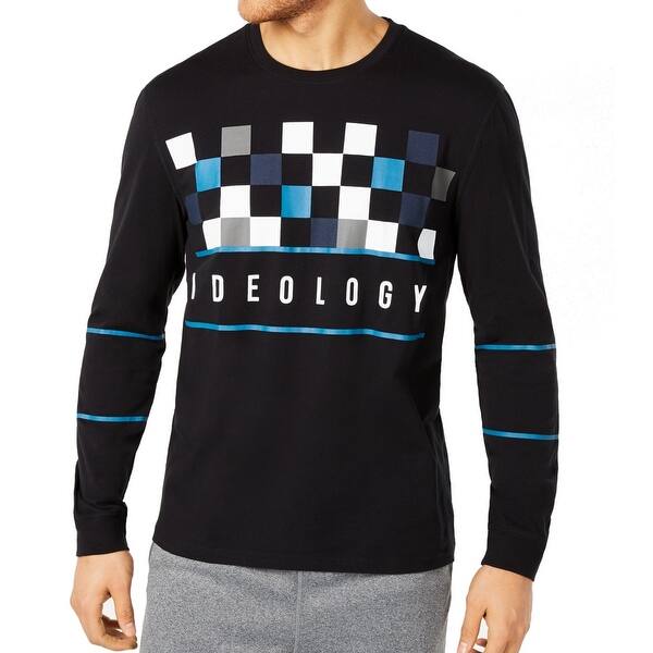 Shop Ideology Mens T Shirt Black Size Xl Long Sleeve Pixel