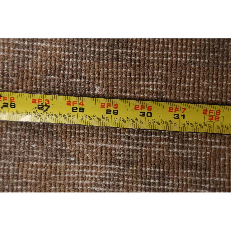 Brown Geometric Gabbeh Kashkoli Oriental Area Rug Handmade Wool Carpet - 5'8" x 7'8"