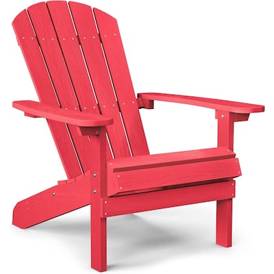 WINSOON All Weather HIPS Outdoor Plastic Adirondack Chair