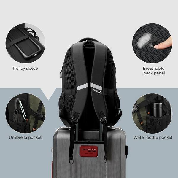cheap black faux leather backpack Women Black Travel Backpack Rucksack Faux-Leather Bag
