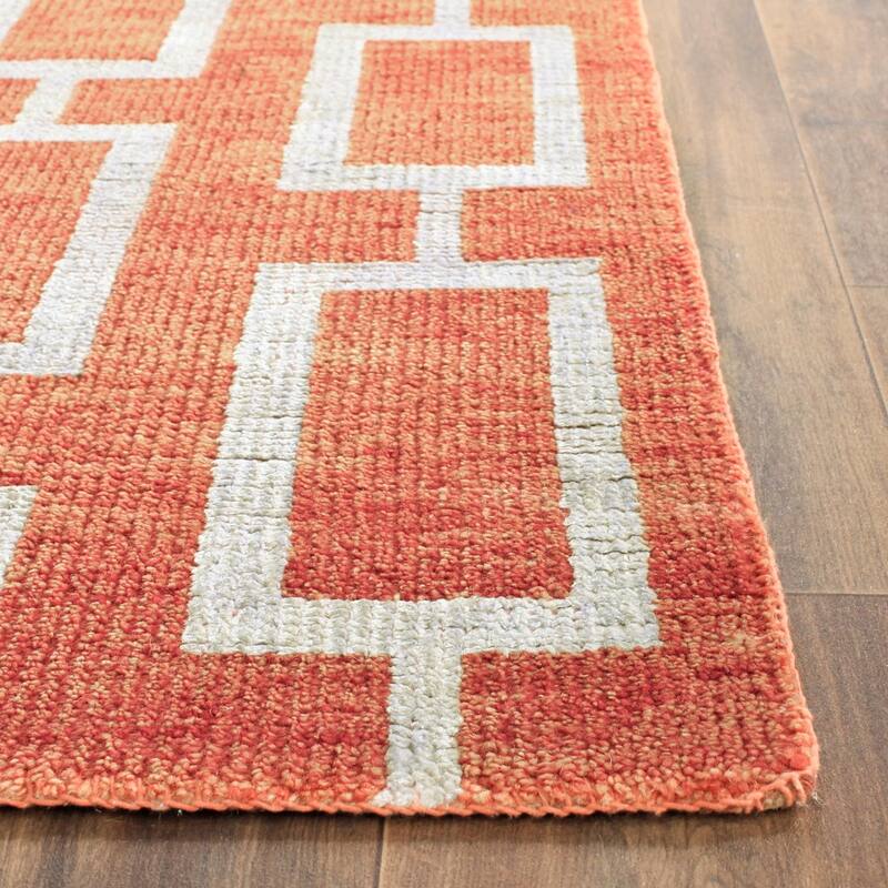 SAFAVIEH Hand-knotted Stone Wash Perpetue Modern Wool Rug
