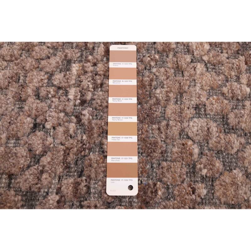 ECARPETGALLERY Hand-knotted Tangier Tan Wool Rug - 8'3 x 10'1