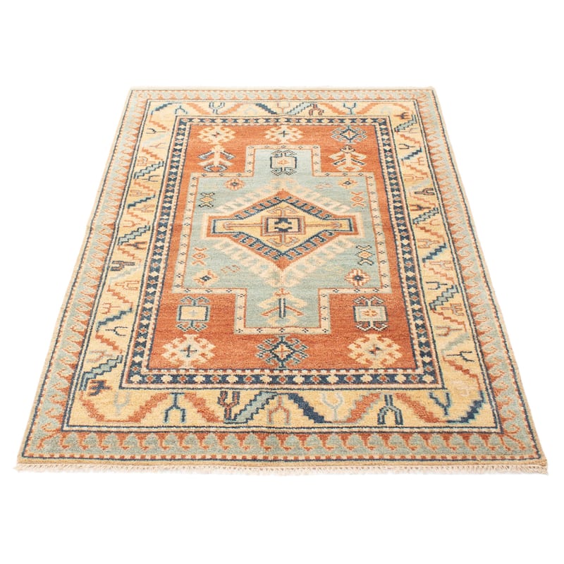 ECARPETGALLERY Hand-knotted Jules Serapi Copper Wool Rug - 5'3 x 8'0