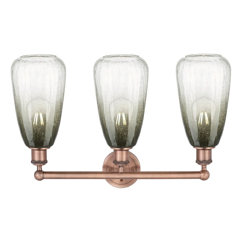 Innovations Lighting Endless Possibilities Edison - Brookhaven Almond - 3 Light 24" Bath Vanity Light