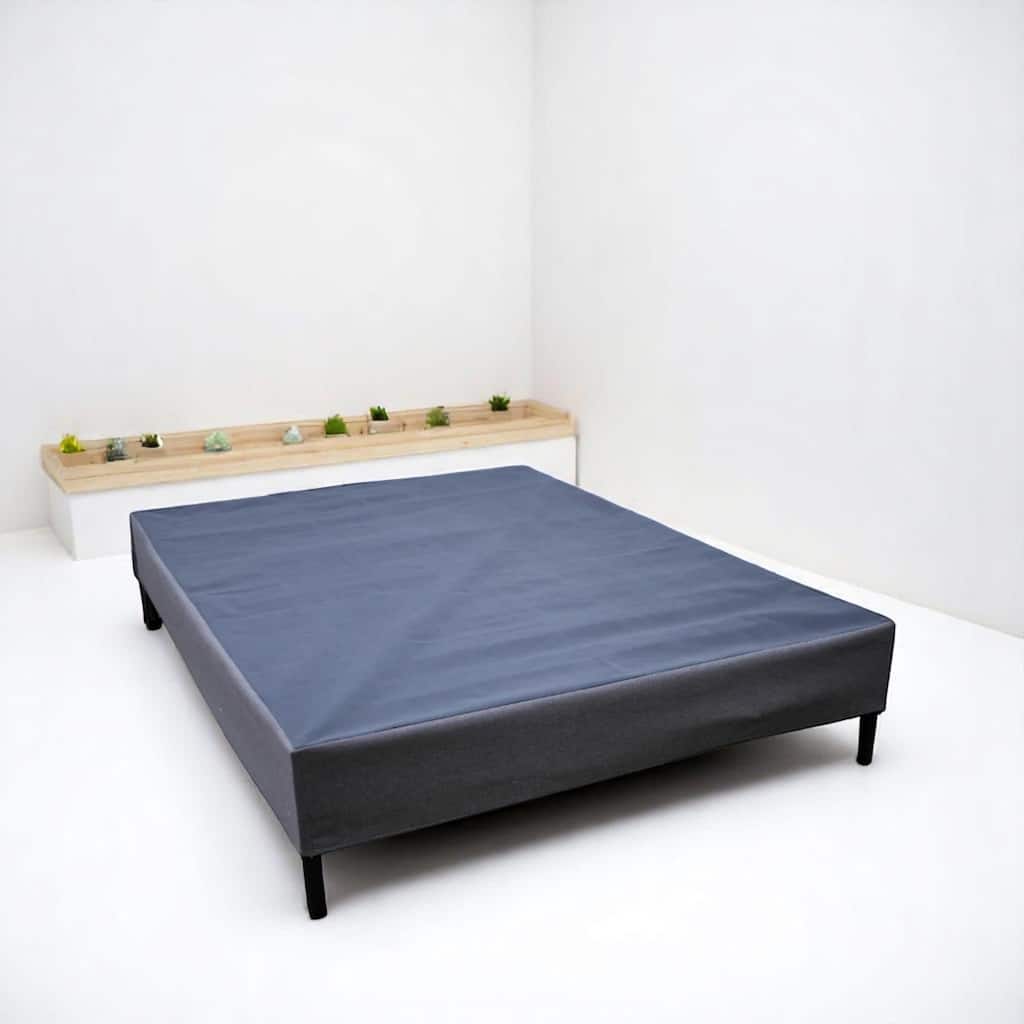 Queen/Full/Twin Metal Platform Bed Frame with Built-In Box Spring, Heavy-Duty Foundation, 1000 lb Capacity