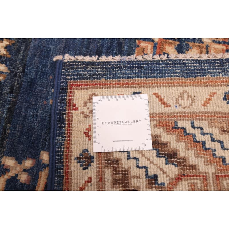 ECARPETGALLERY Hand-knotted Peshawar Oushak Navy Wool Rug - 5'0 x 16'6