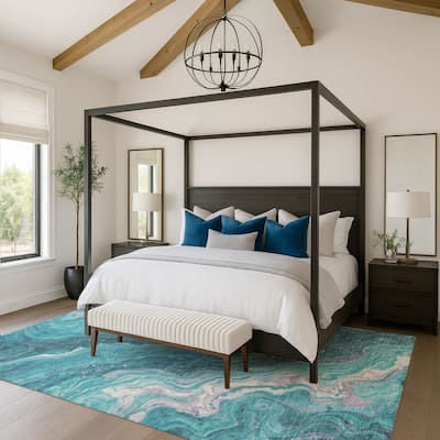 Premium Washable Super Soft Abstract Mayfield Rug