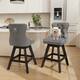 Option Grey Velvet Set Of 2