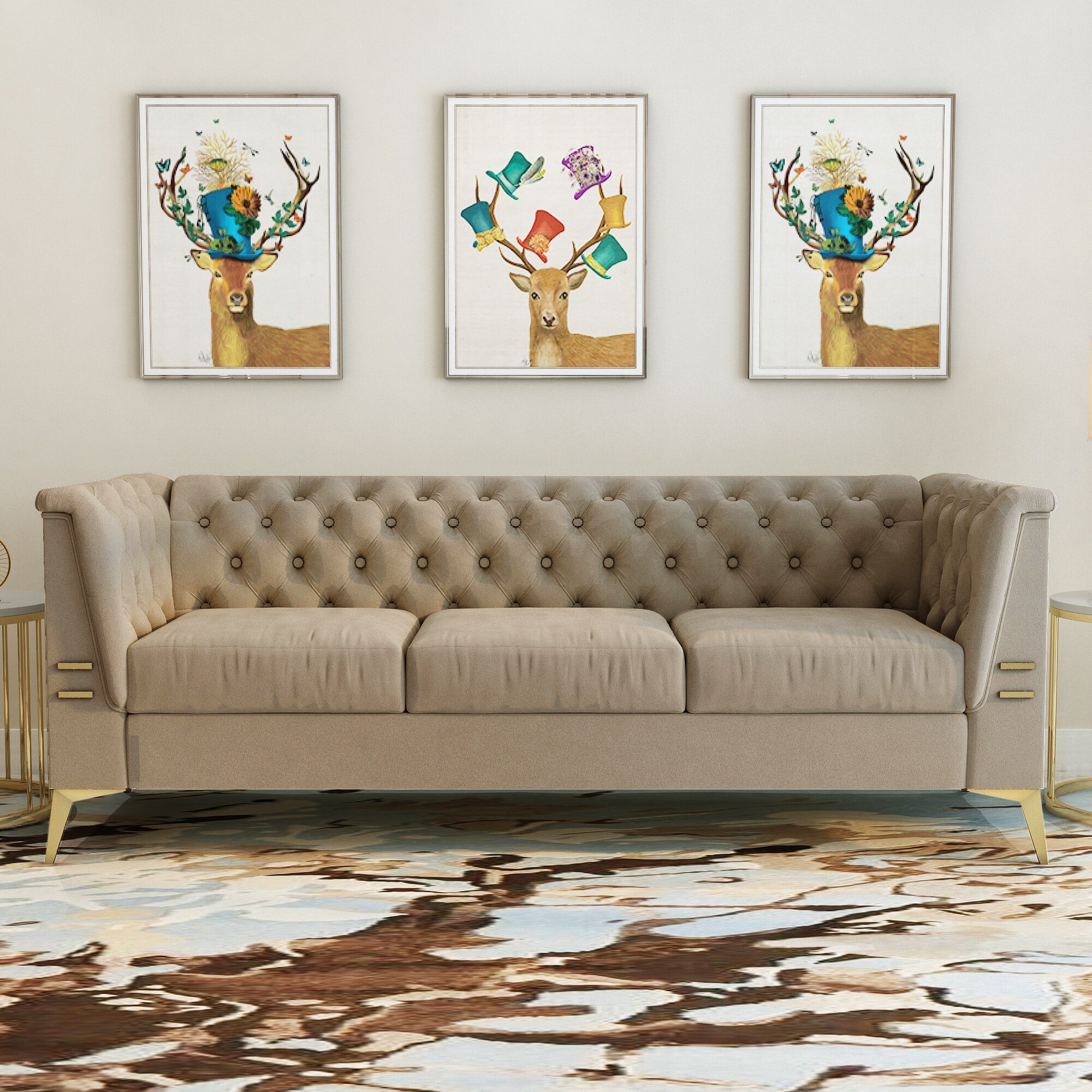 Spring cushion sofa sales