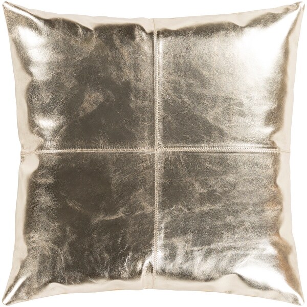 grey leather throw pillows