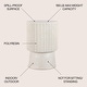 preview thumbnail 21 of 27, JONATHAN Y Kline 19" Modern Art Deco Tambour Accent Table
