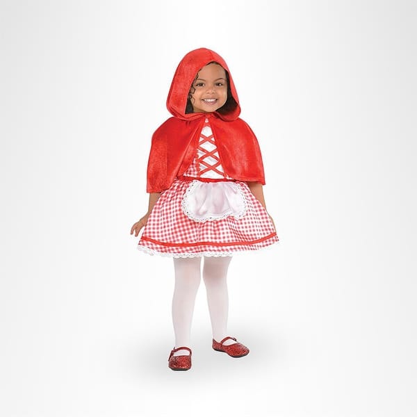 Girls Classic Red Riding Hood Hallween Costume Large Overstock