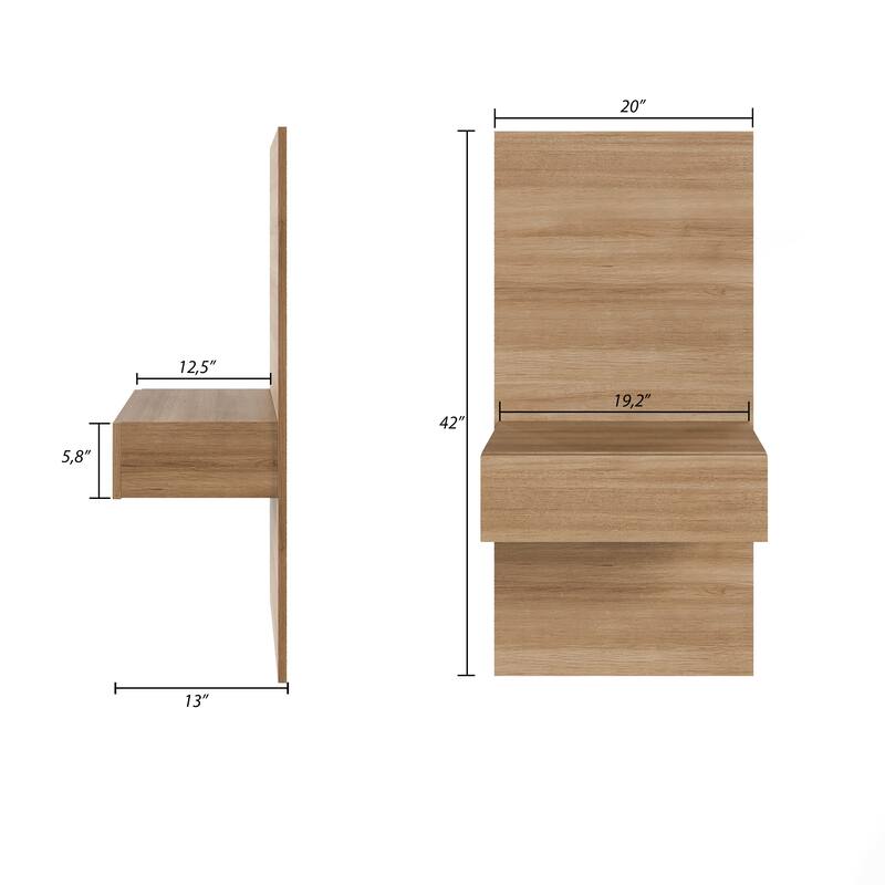 Milano Floating Nightstand Extension Panel