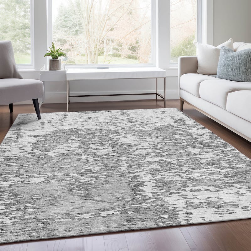 Premium Washable Super Soft Abstract Pixels Mayfield Rug