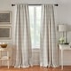 preview thumbnail 10 of 10, Brighton Windowpane Plaid Blackout Window Curtain Panel 52"x84" - Grey