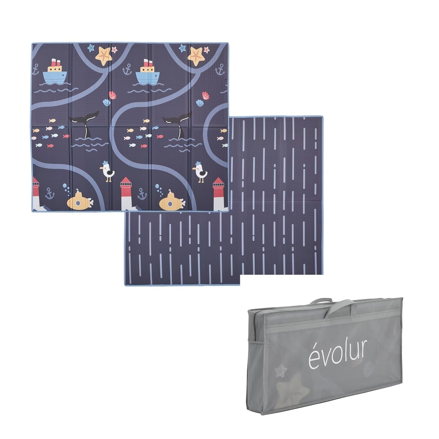 Evolur CozyCush Reversible Non-Toxic Playmat