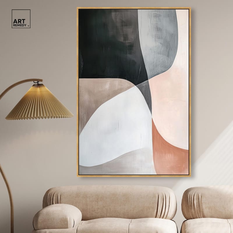 Curved Contour Canvas by Art Remedy