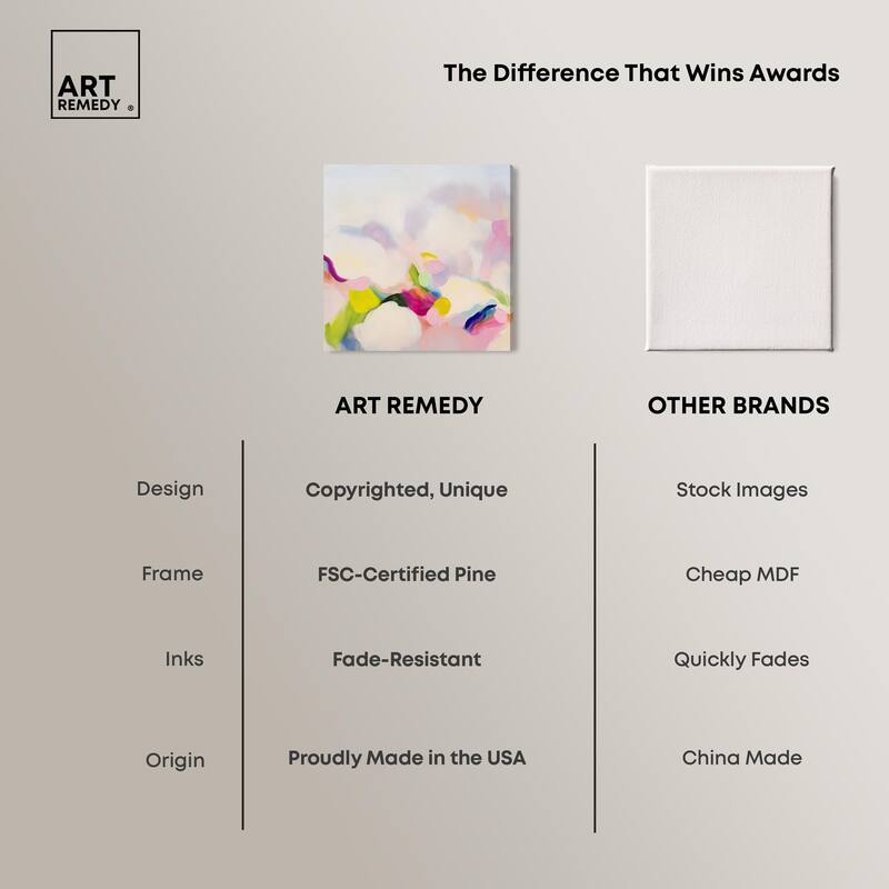 Colorfield Patches II Canvas by Art Remedy, Gallery Wrapped