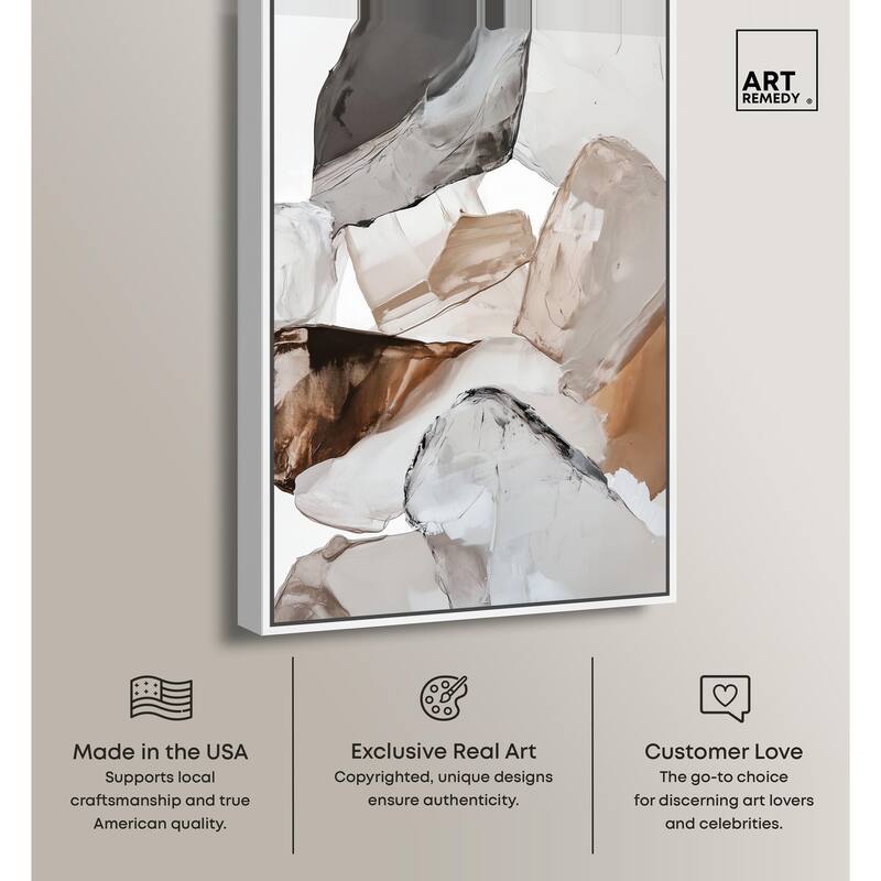 Sedimentary Hues II Canvas by Art Remedy