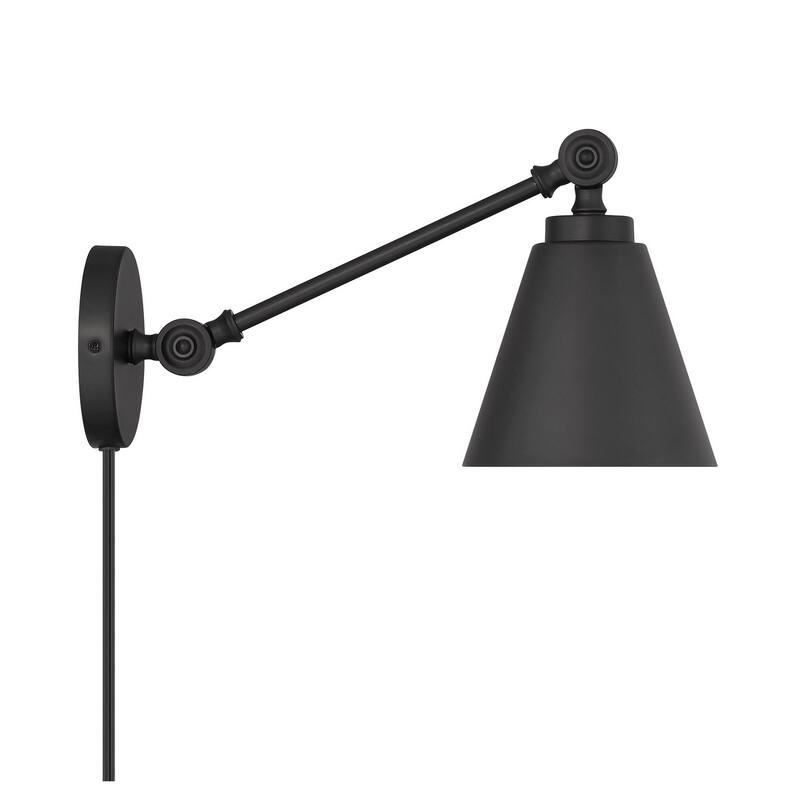 Wall Sconce in Matte Black