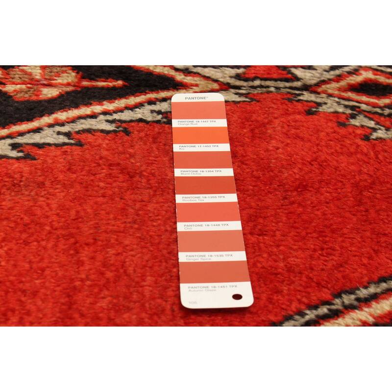 ECARPETGALLERY Hand-knotted Anadol Red Wool Rug - 4'8 x 8'9