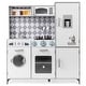 preview thumbnail 2 of 7, Pretend Play Kitchen for Kids Aged 3+ with Real Sounds and Lights - 36" x 12" x 40"