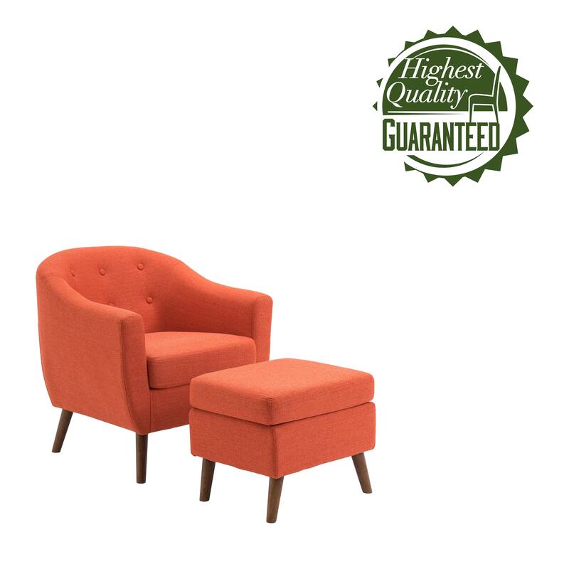 Carson Carrington Junsele Linen Upholstery Club Accent Chair