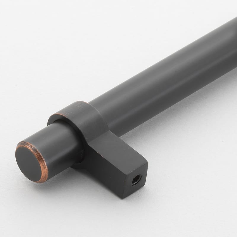 GlideRite 5-inch CC Solid Oil-Rubbed Bronze Euro Cabinet Bar Pulls (Pack of 10 or 25) - 25 Pack