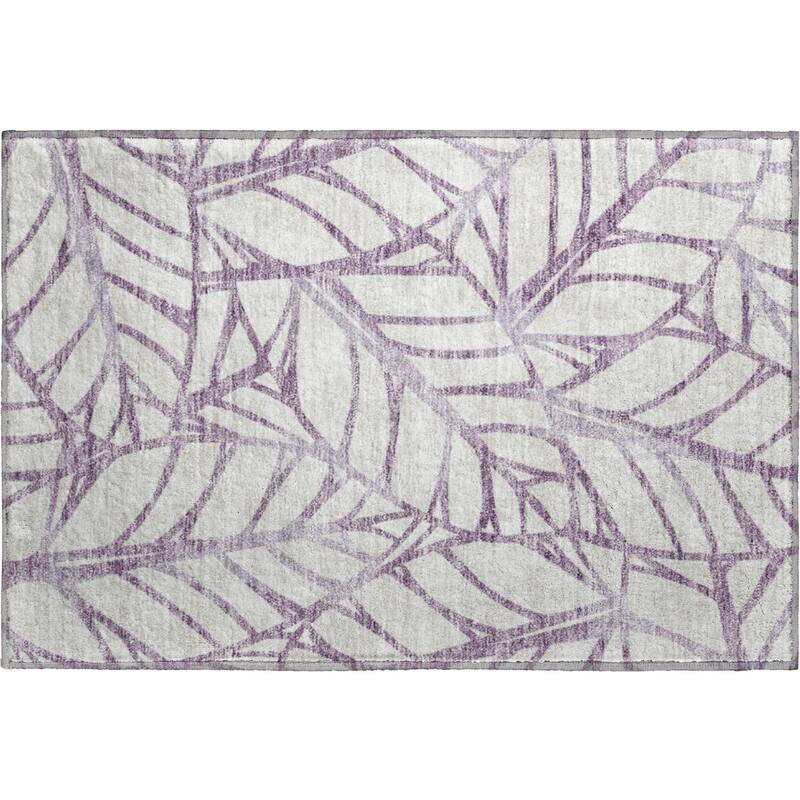 Premium Washable Super Soft Modern Palm Mayfield Rug