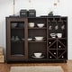 preview thumbnail 2 of 10, Furniture of America Hury Modern Walnut 47-inch Sliding-door Buffet