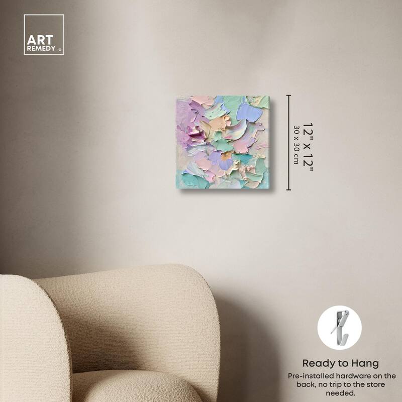 Flowing Mousse II Canvas by Art Remedy, Gallery Wrapped