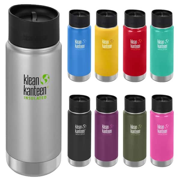 Shop Klean Kanteen 16 Oz Wide Insulated Bottle With Cafe Cap 16 Oz Overstock 21454388